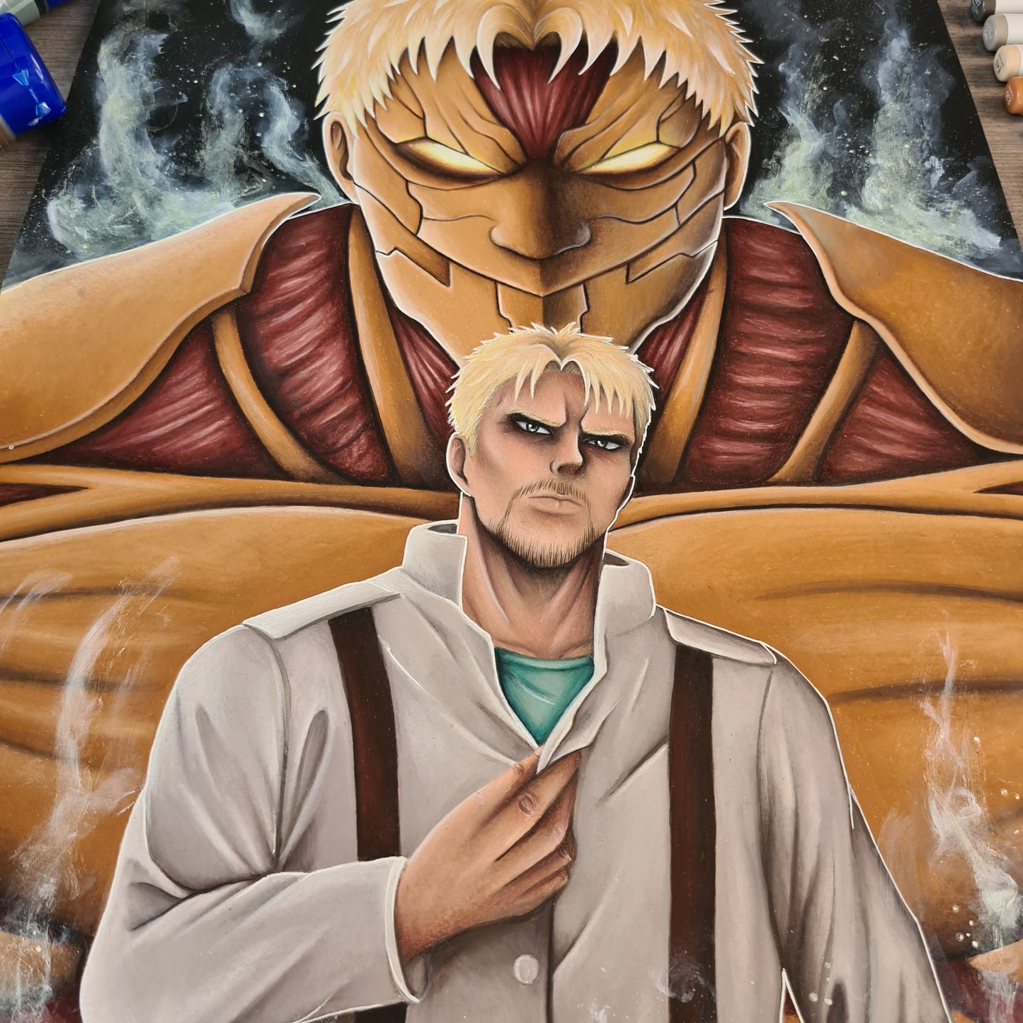 Original drawing! Titan Warrior