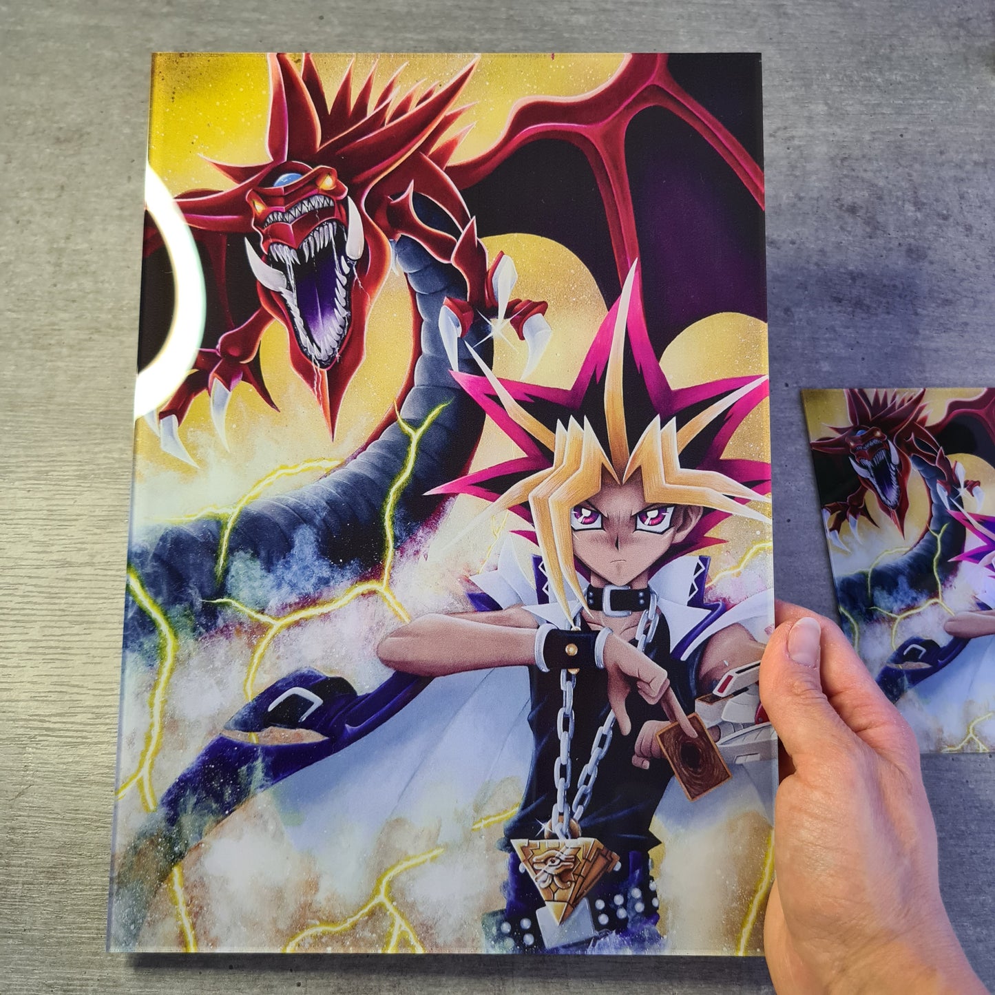 Pharaoh acrylic glass print