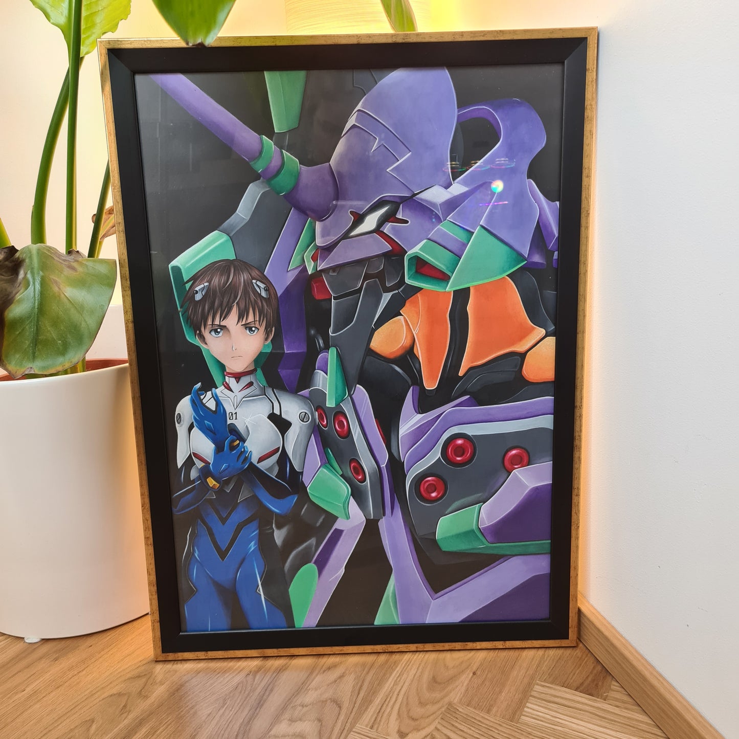 Originale Zeichnung! Shinji & EVA01