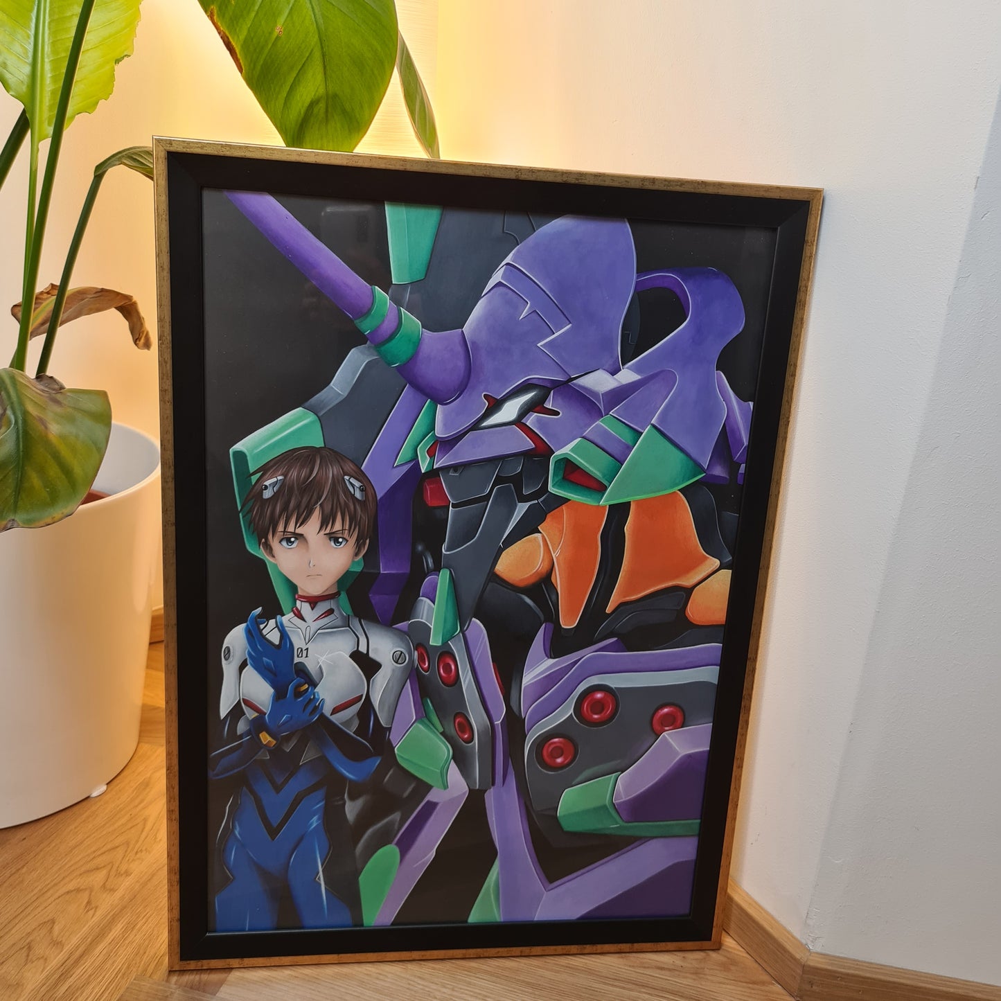 Originale Zeichnung! Shinji & EVA01
