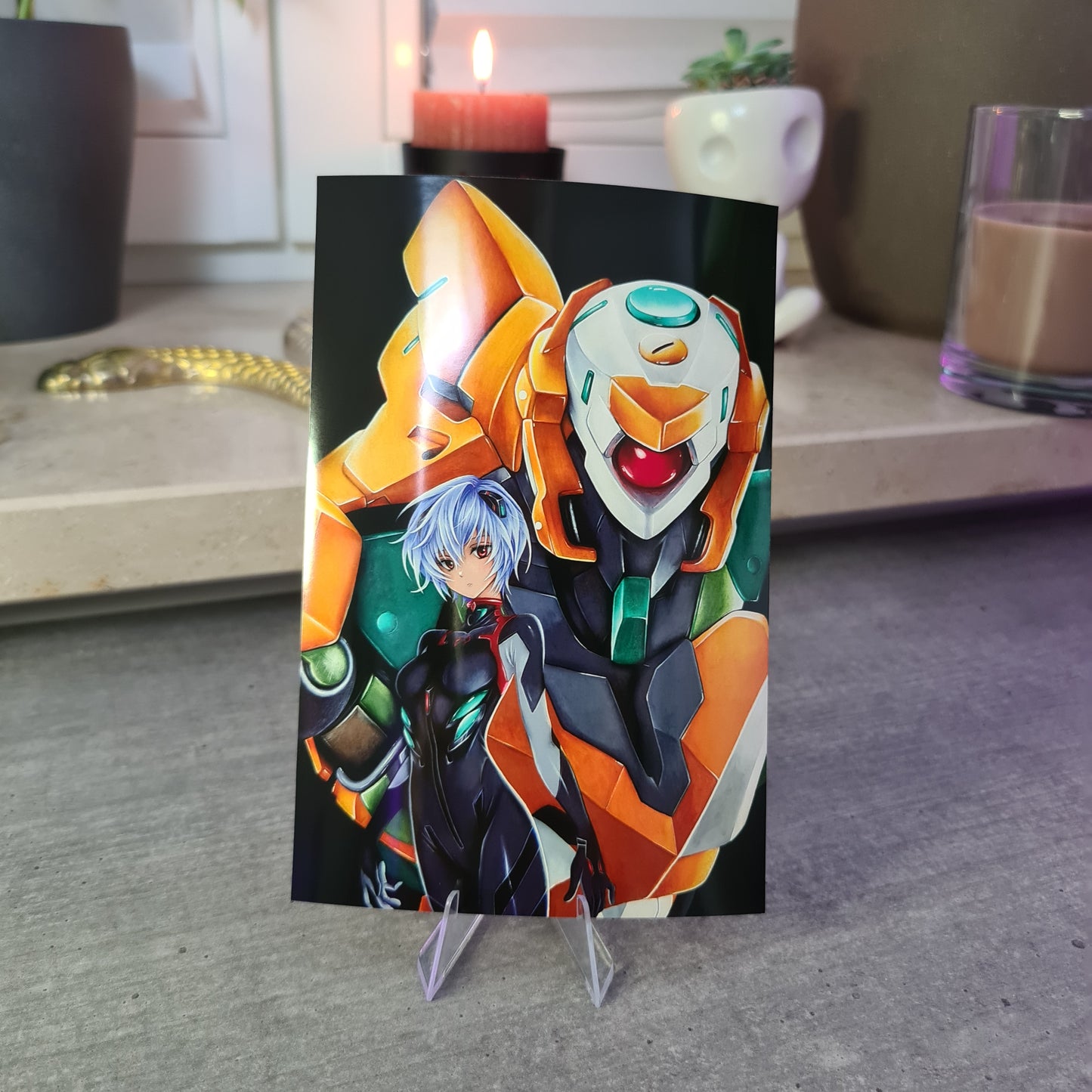 Gelbe Pilotin Poster