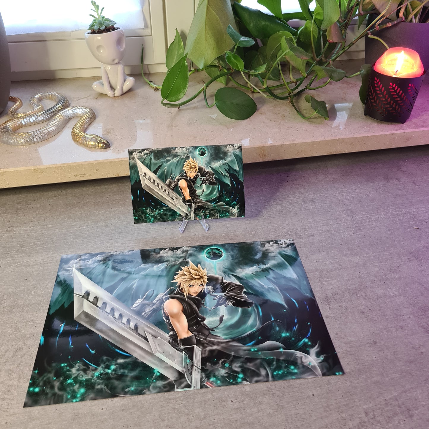 fantasy swordsman Print