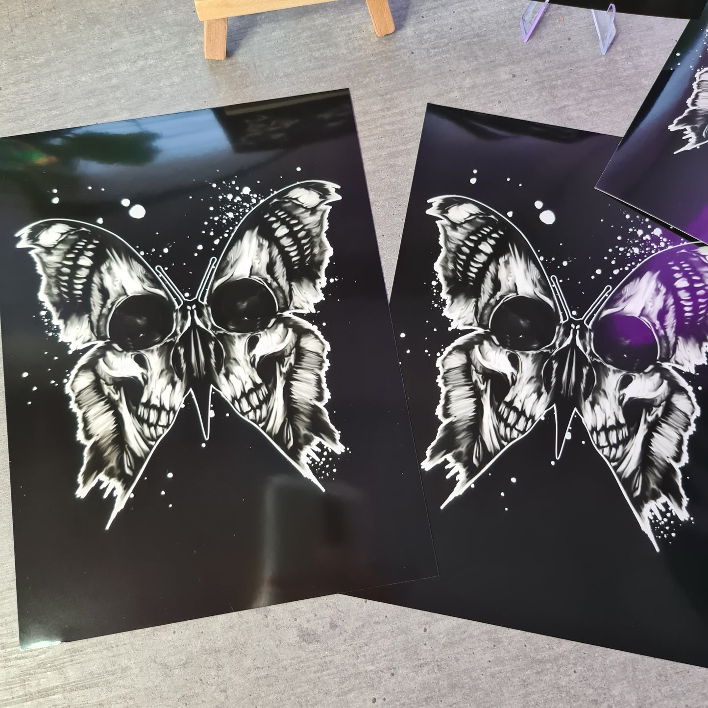 Skullbutterfly Print