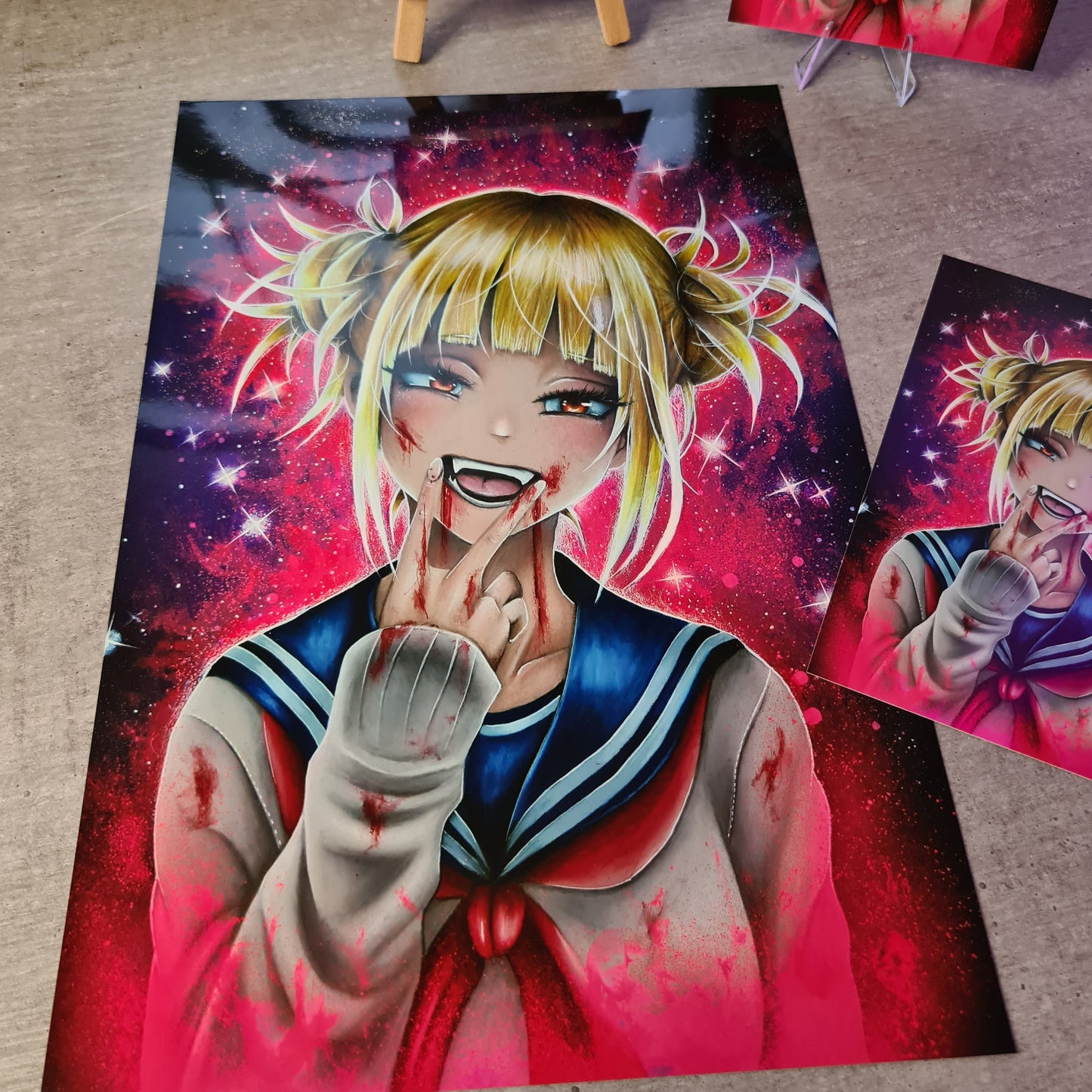 Schoolgirl Villain Print