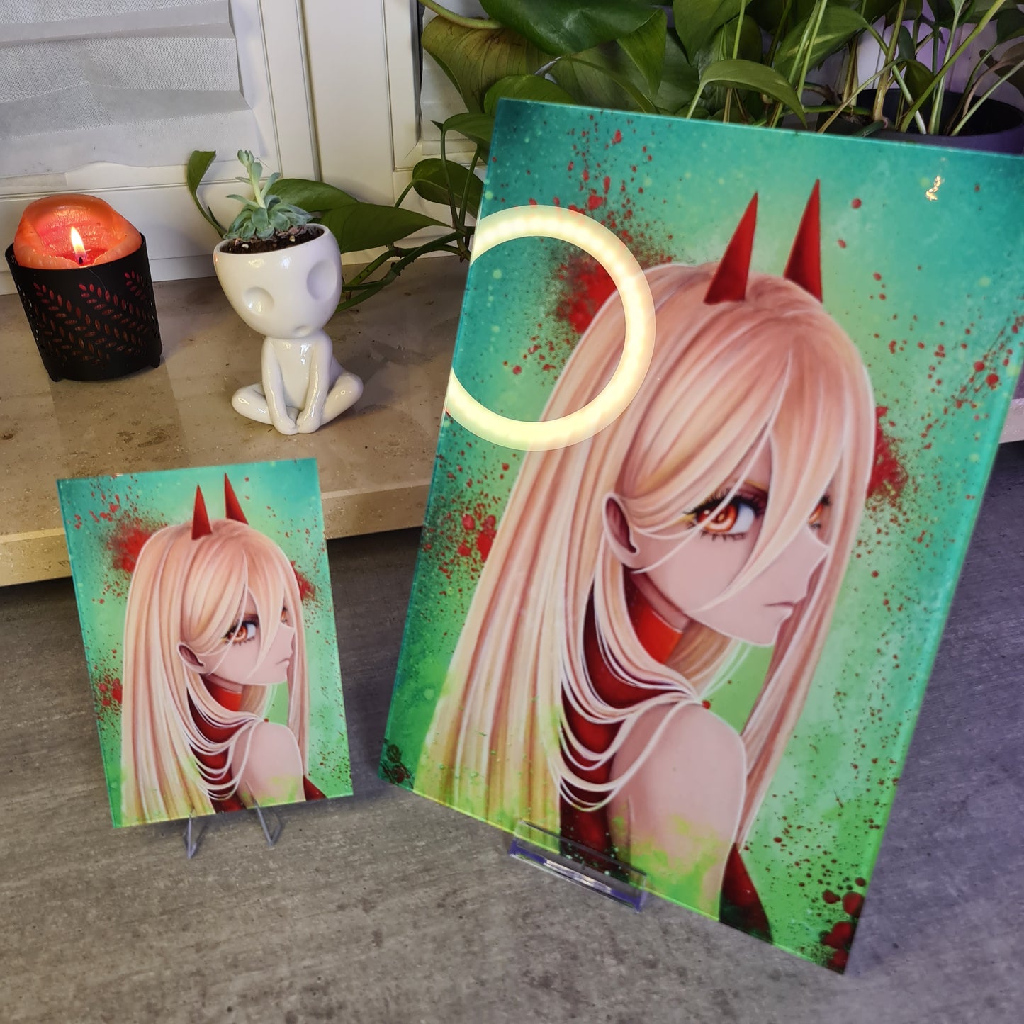 Devilgirl acrylic glass print