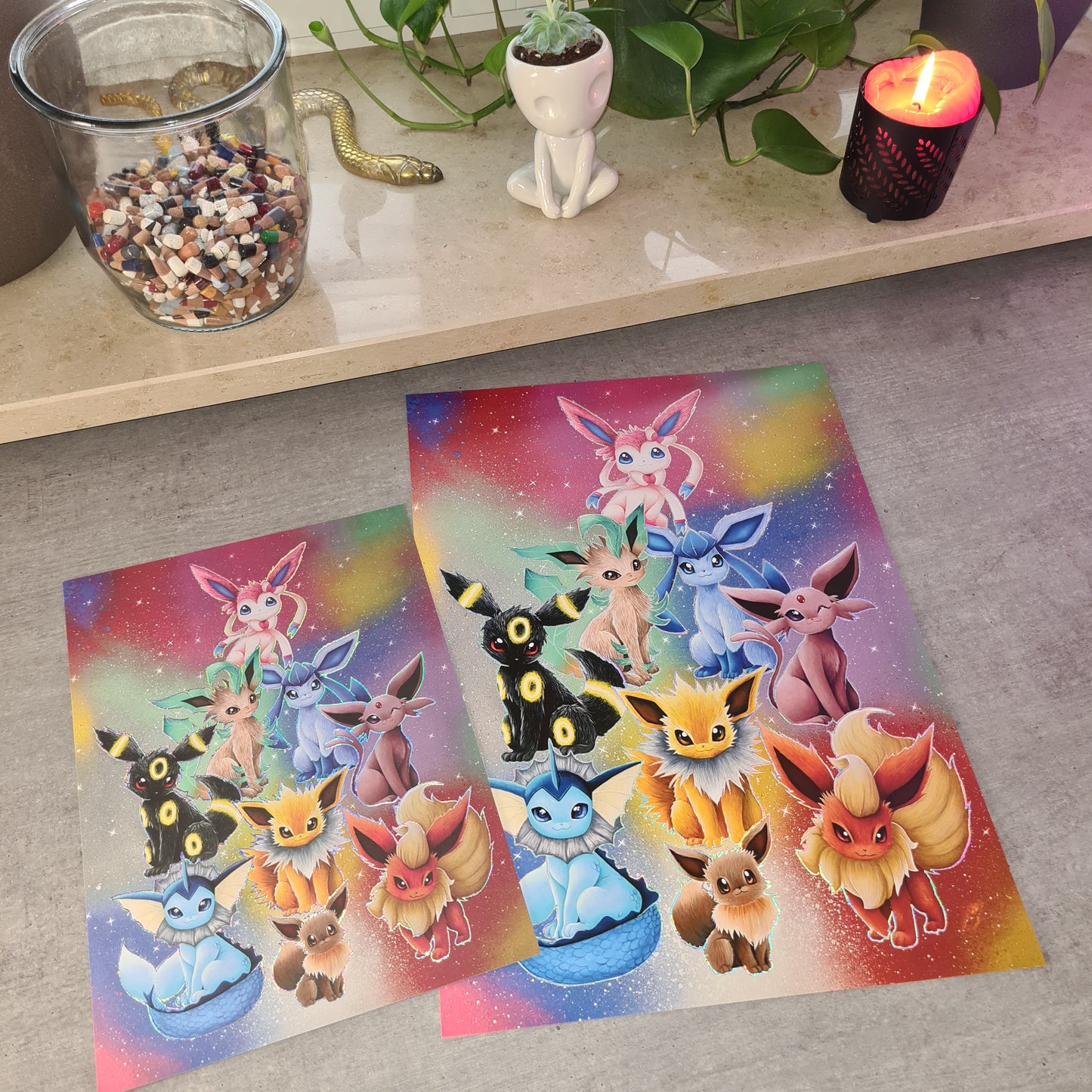 Eeveelution Holo-Print