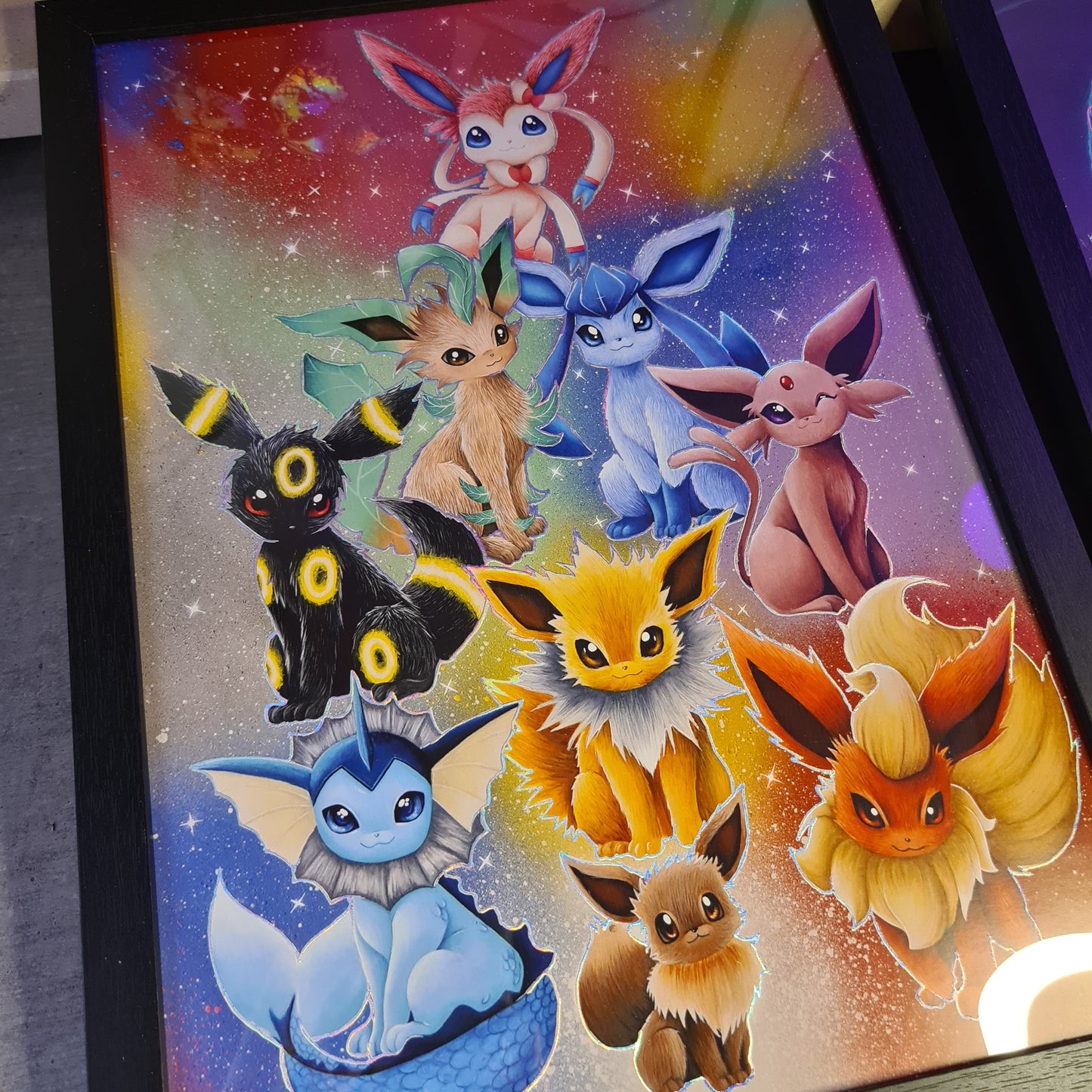 Eeveelution Holo-Poster