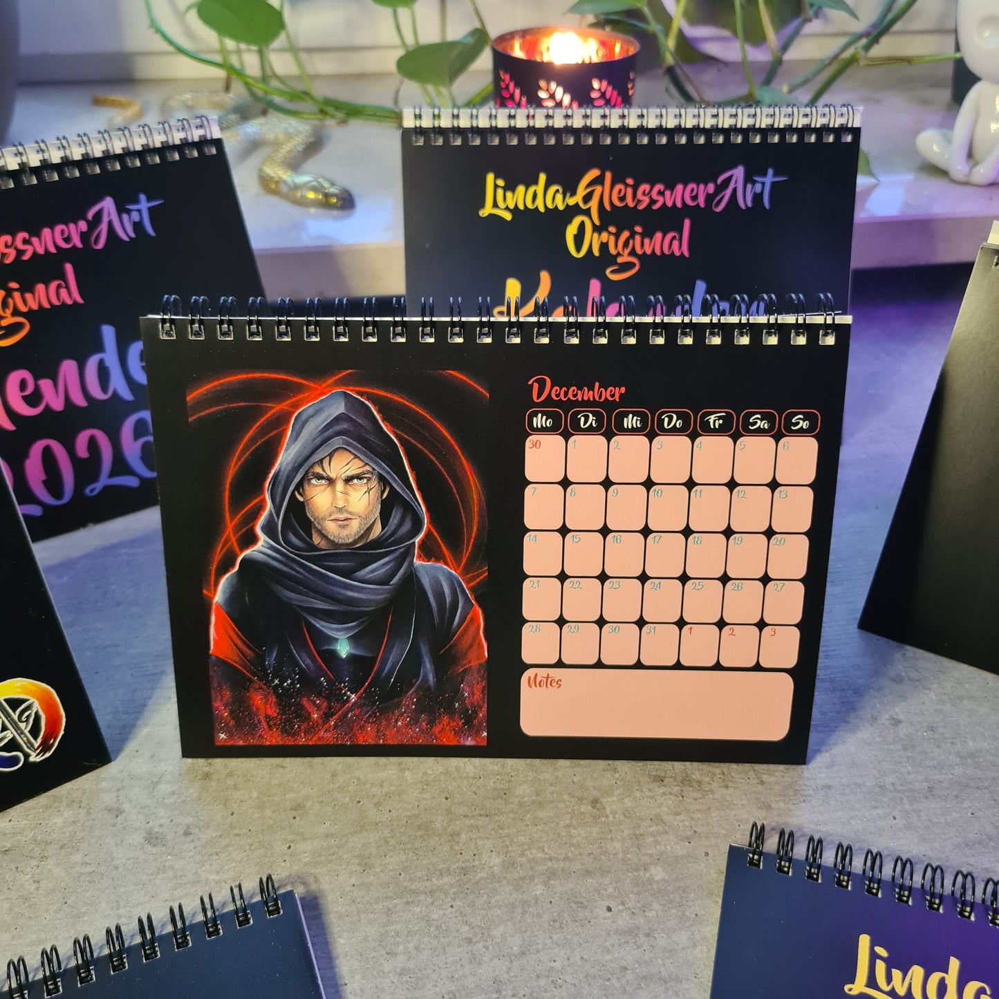 Linda Gleissner Art - Tischkalender 2026