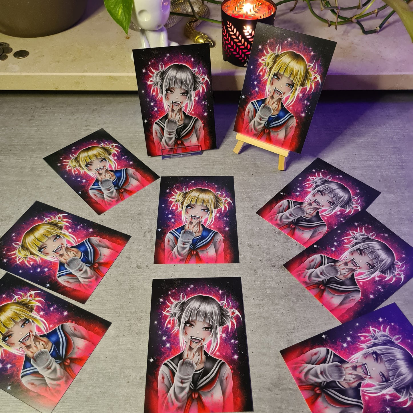 Schoolgirl Villain Print