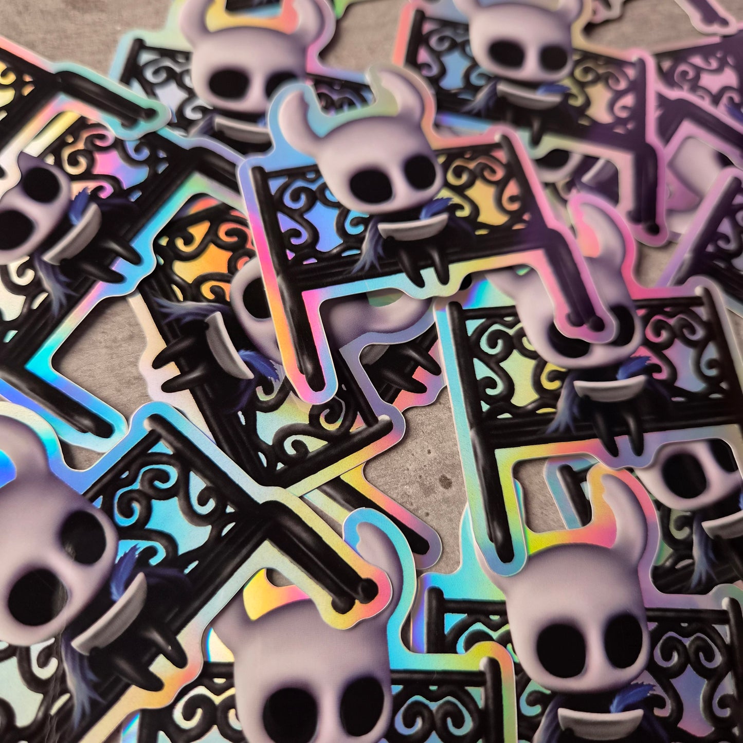 Cute Knight hologram sticker