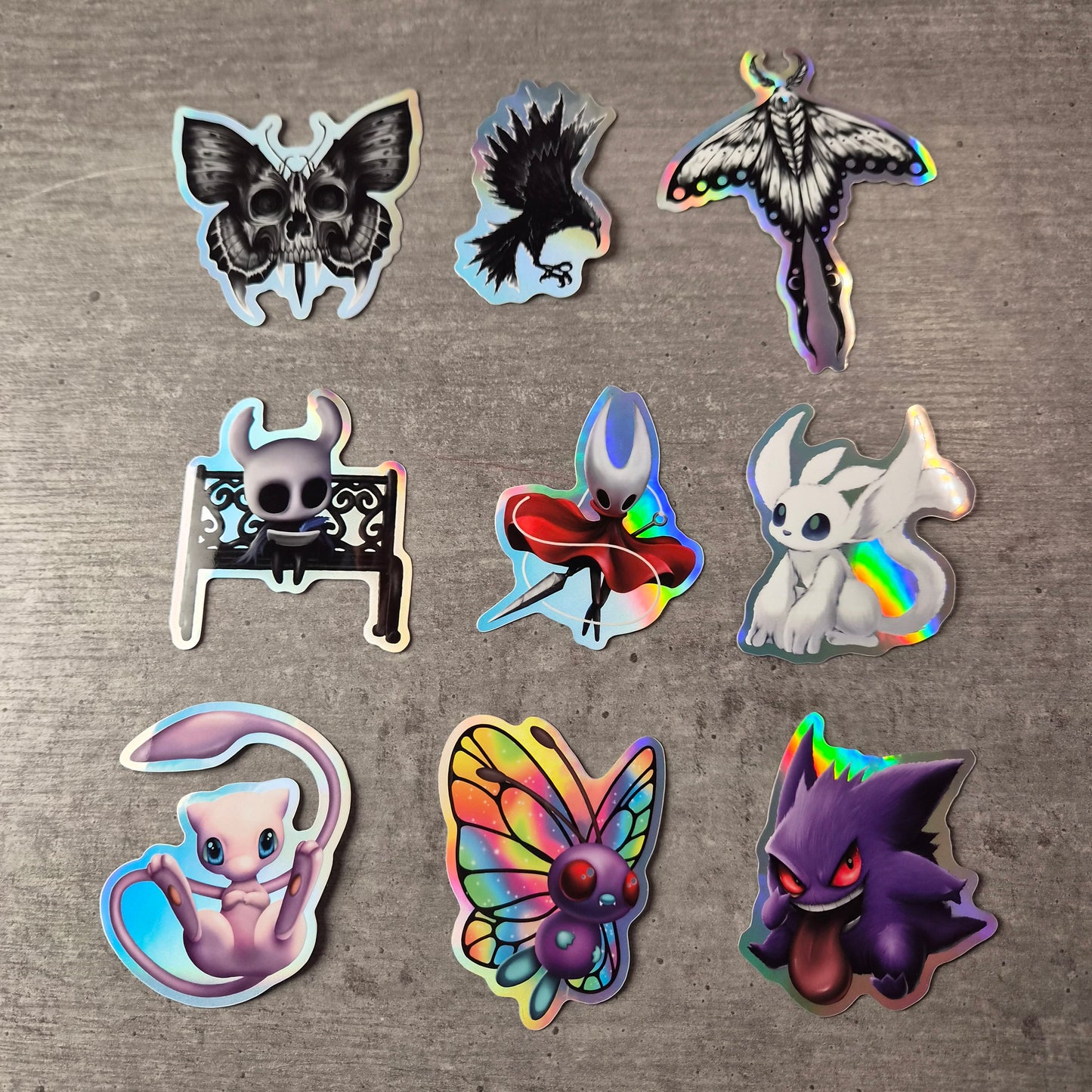 Hologram sticker set