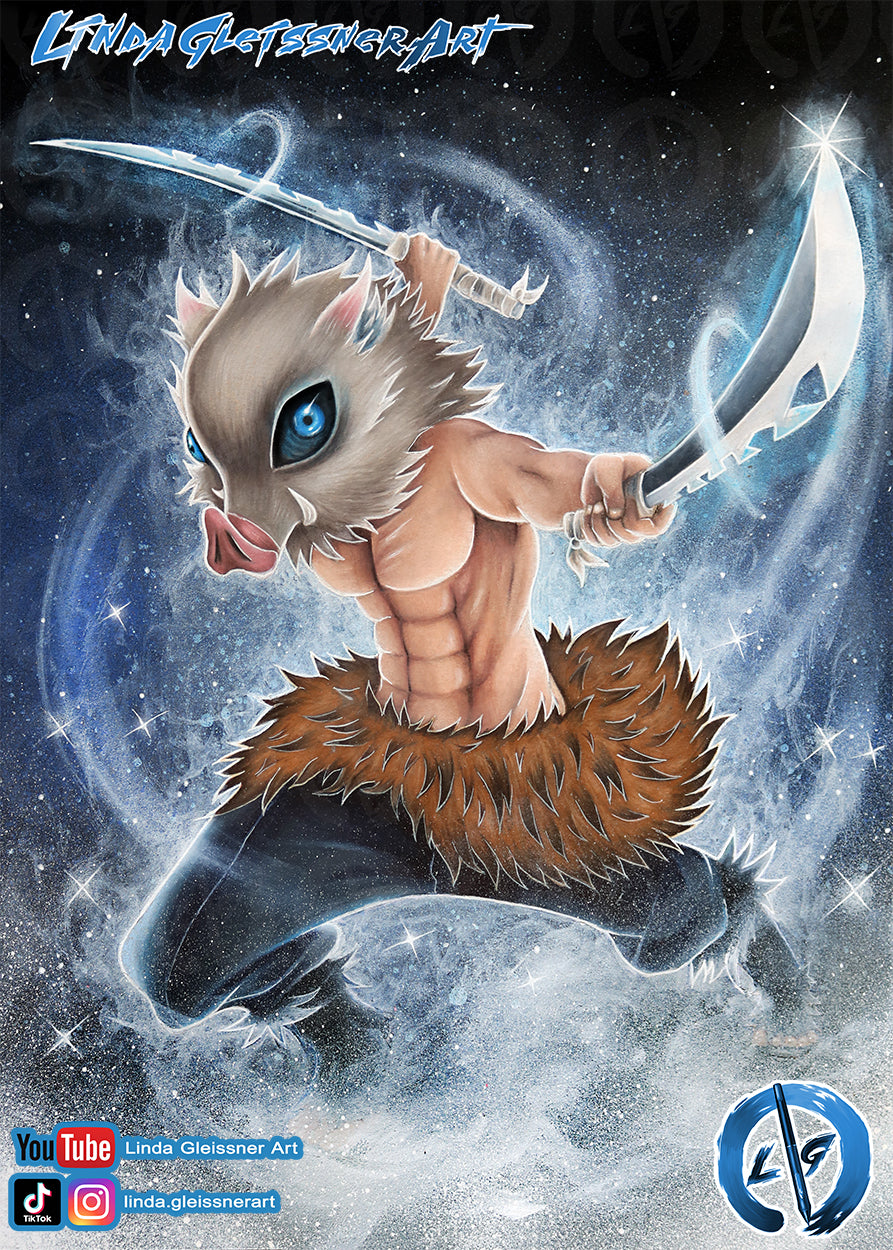 Wildboarboy Fighter Print