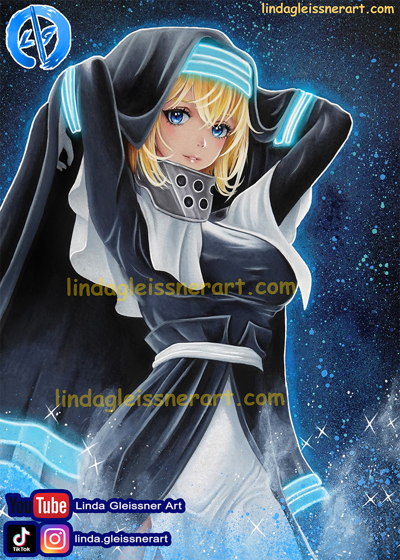 fire nun Print