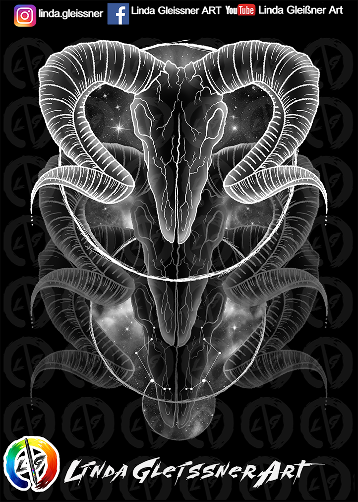 Zodiac sign Aries Print