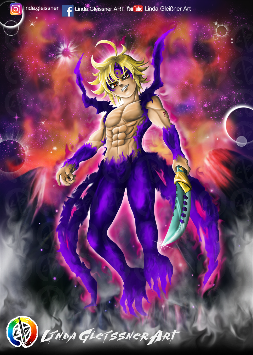 Deadly Sins Boy Print