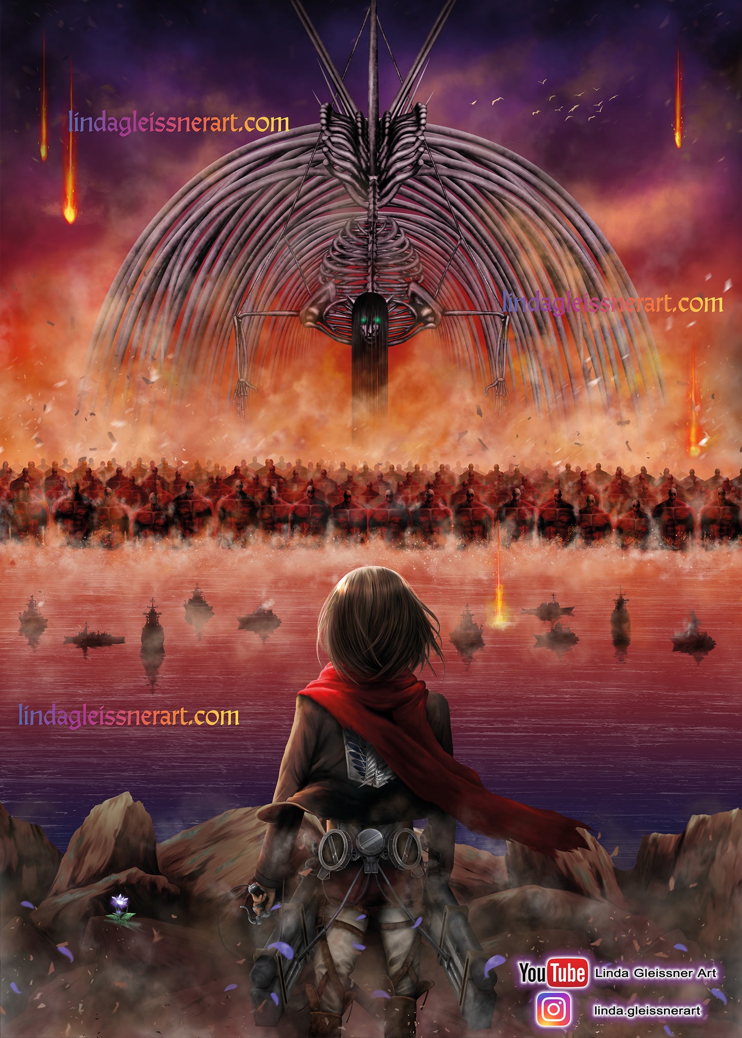 Titanen Kämpferin XXL Poster