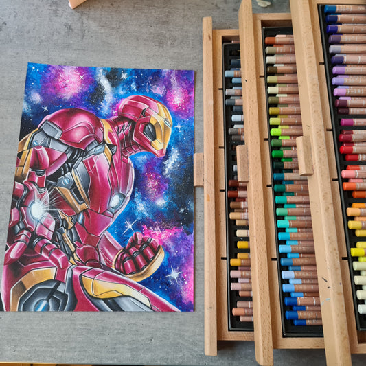 Originale Zeichnung! Ironman