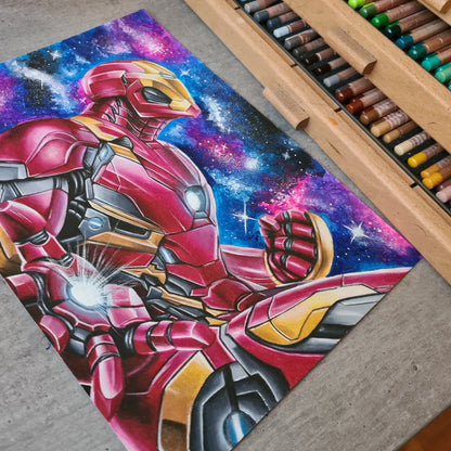 Originale Zeichnung! Ironman