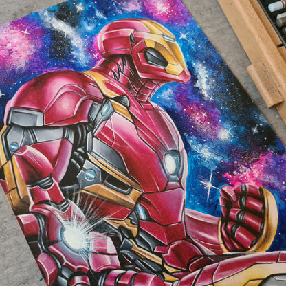 Originale Zeichnung! Ironman