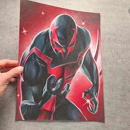 Originale Zeichnung! Spiderman 2099