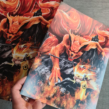 Naruto & Kurama Poster