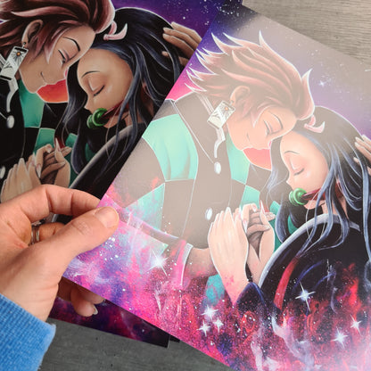 Nezuko & Tanjiro Poster