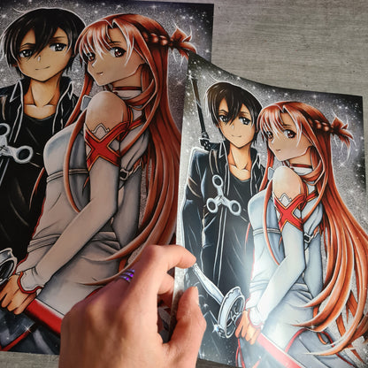 Kirito und Asuna Poster