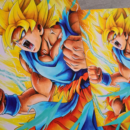 Goku SSJ2 Poster