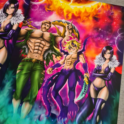 Meliodas, Merli & Escanor Poster