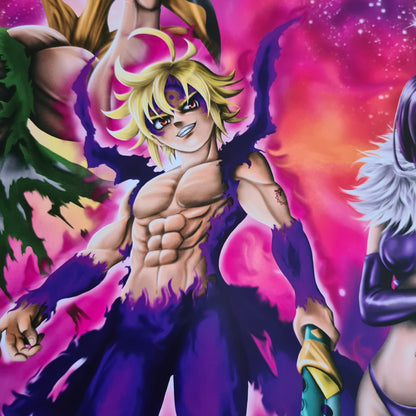 Meliodas, Merli & Escanor Poster