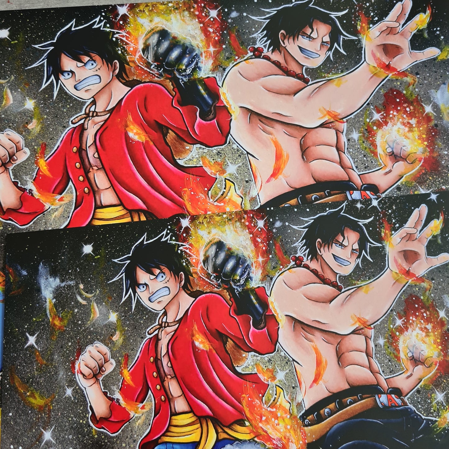 Ace & Luffy Poster