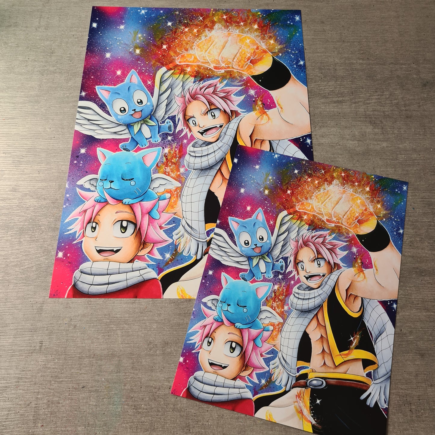 Happy & Natsu Print