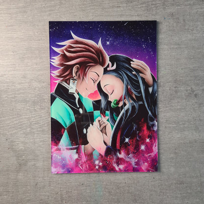 Nezuko & Tanjiro Acrylglas