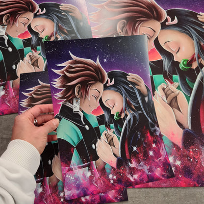 Nezuko & Tanjiro Poster