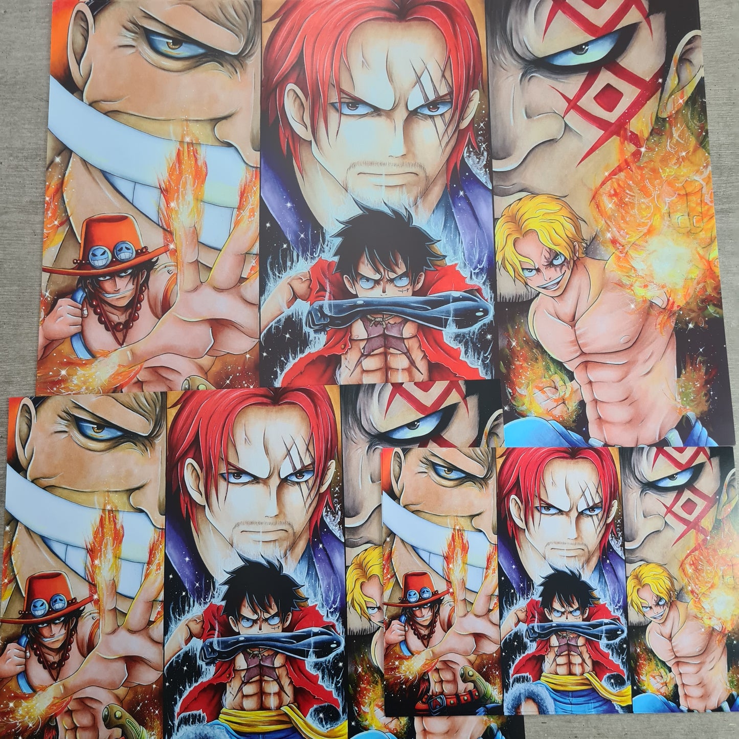 Ruffy, Sabo, Ace Poster