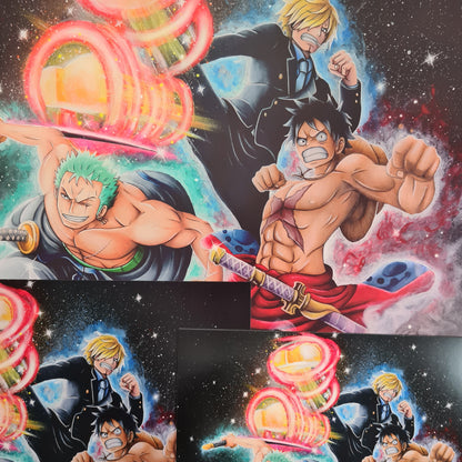 Ruffy, Sanji & Zorro Poster