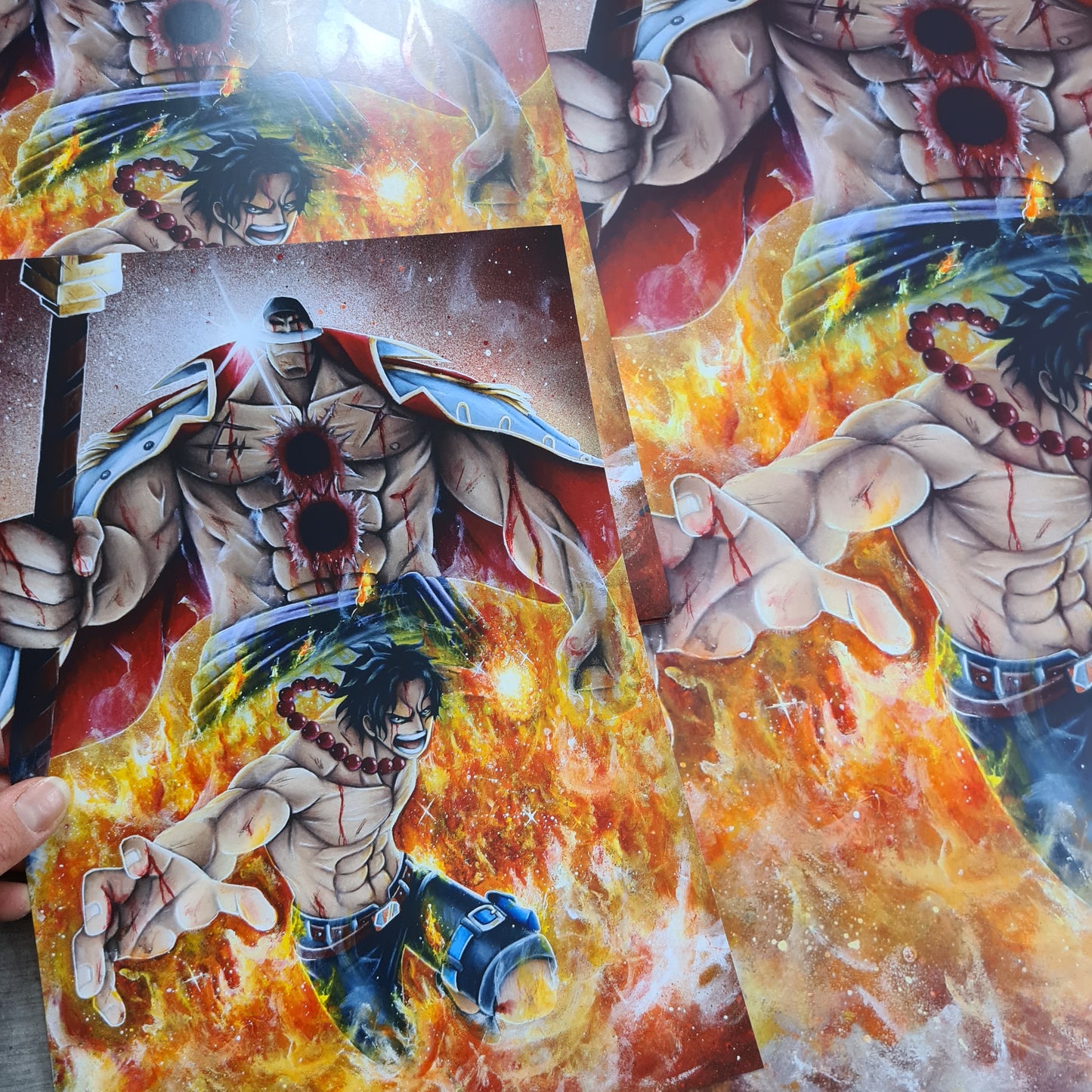 Whitebeard & Ace Poster