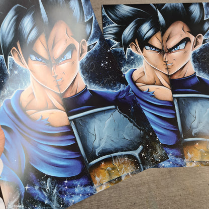 Vega & Goku Poster