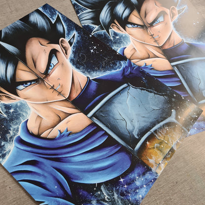 Vega & Goku Poster