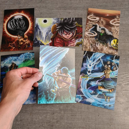 6x One Piece mini Poster