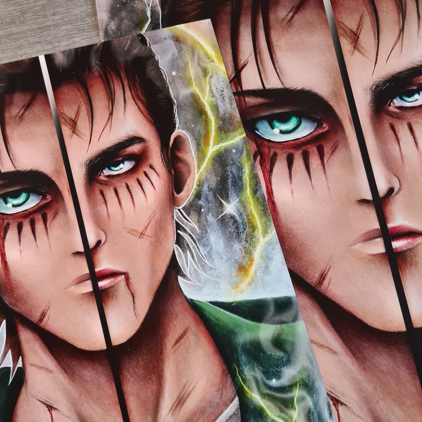 Eren Anime VS Realsimus Poster