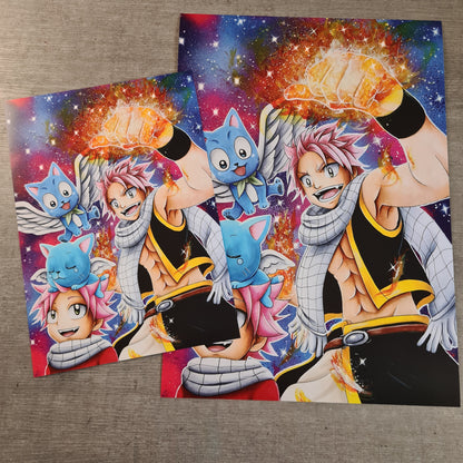 Happy & Natsu Print