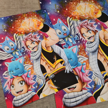 Happy & Natsu Print