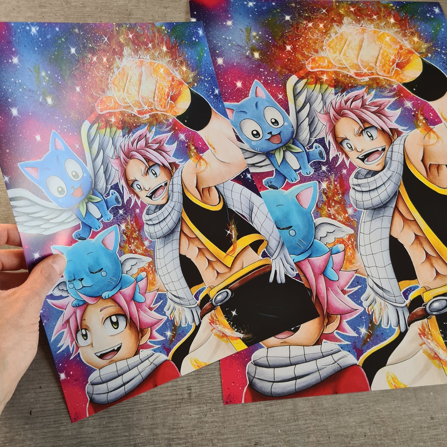 Happy & Natsu Print