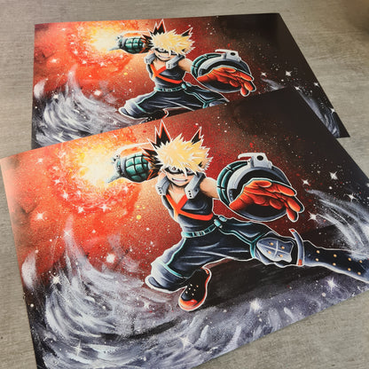 Katsuki Bakugo Poster