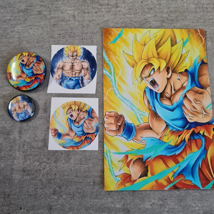 Majin Vegeta & Goku SSJ2 Set