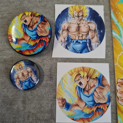 Majin Vegeta & Goku SSJ2 Set