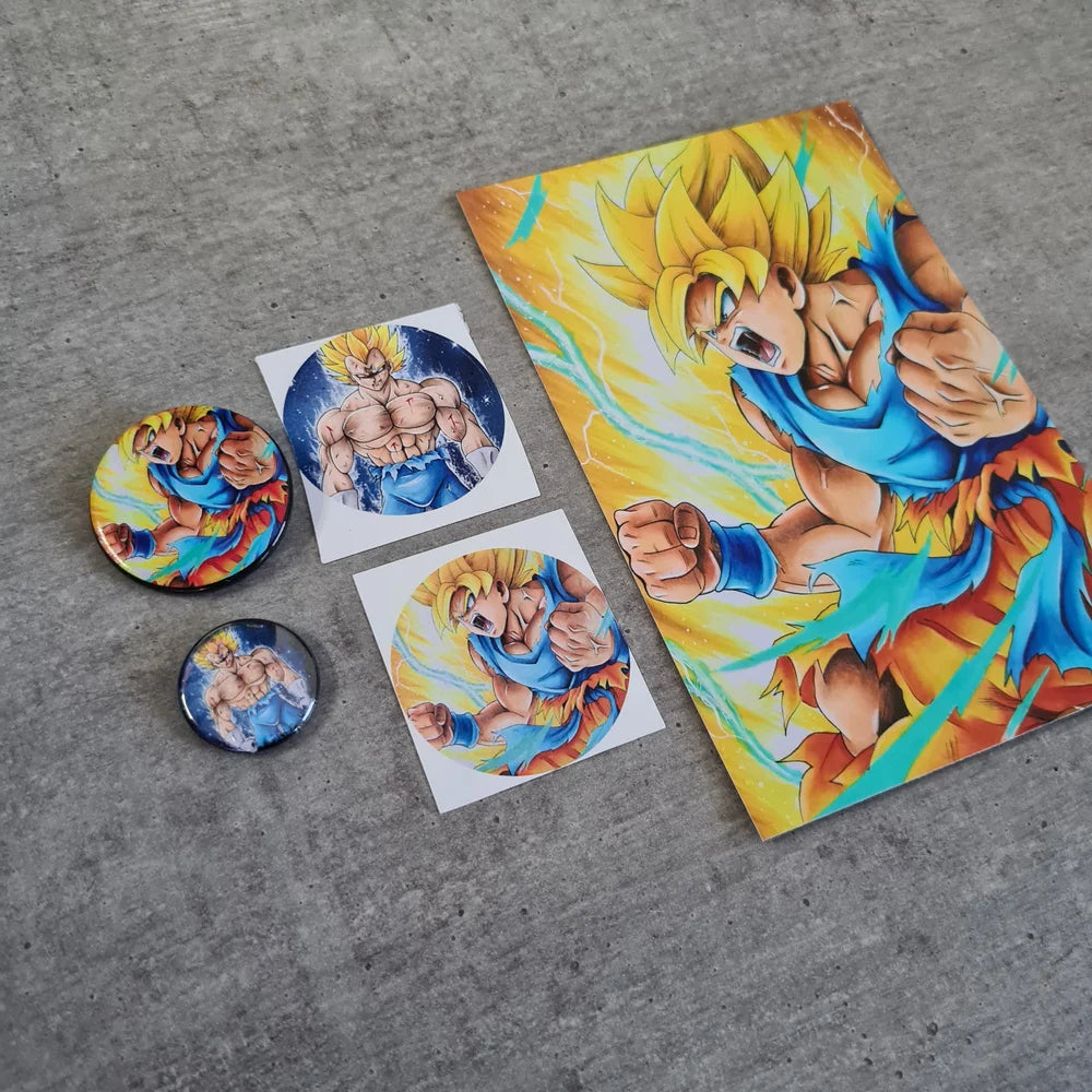 Majin Vegeta & Goku SSJ2 Set