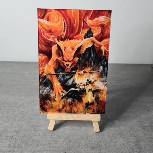 Naruto & Kurama acrylic glass print