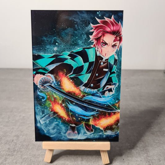 Tanjiro acrylic glass print